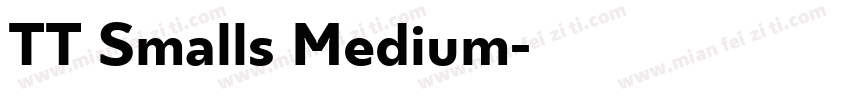 TT Smalls Medium字体转换